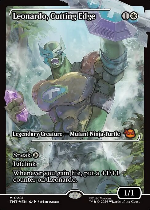 MTG Leonardo, Cutting Edge TMT 281 Japan Showcase Foil