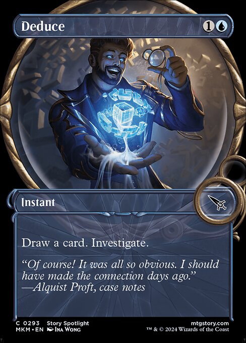 MTG Deduce MKM 293 Showcase Magnified Foil