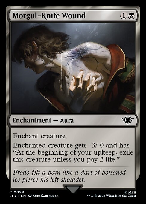 MTG Morgul-Knife Wound LTR 098 Regular Nonfoil