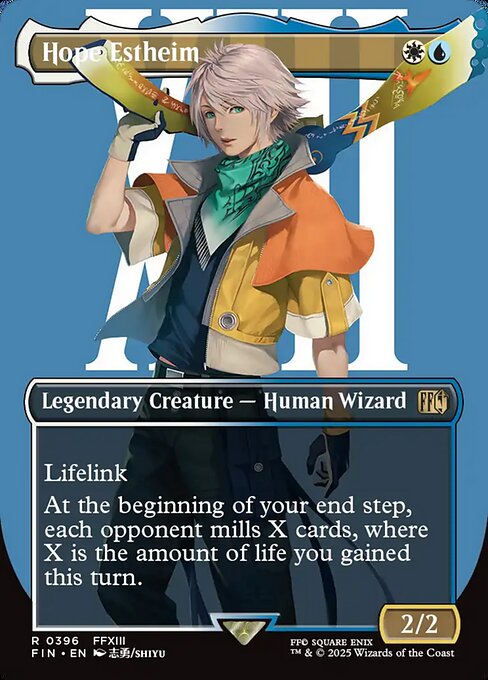 MTG Hope Estheim FIN 396 Borderless Character Nonfoil