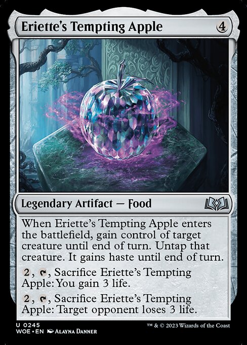 MTG Eriette's Tempting Apple WOE 245 Regular Nonfoil