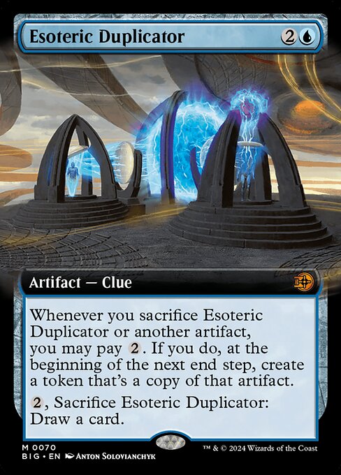 MTG Esoteric Duplicator BIG 070 Extended Art Nonfoil