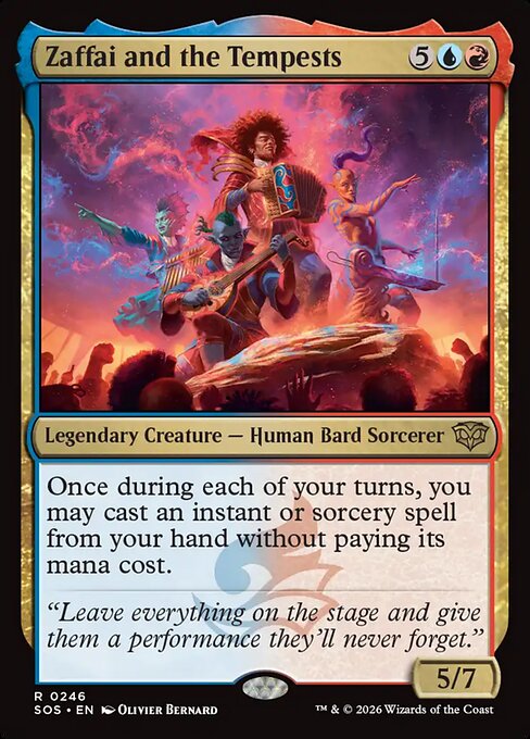 MTG Zaffai and the Tempests SOS 246 Regular Foil