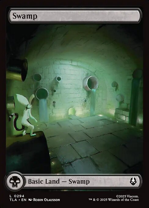 MTG Swamp TLA 294 Full Art Avatar's Journey Land Nonfoil