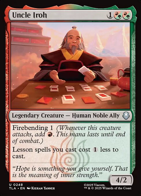 MTG Uncle Iroh TLA 248 Regular Nonfoil