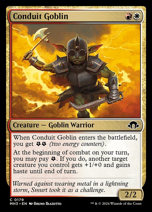 MTG Conduit Goblin MH3 179 Regular Foil