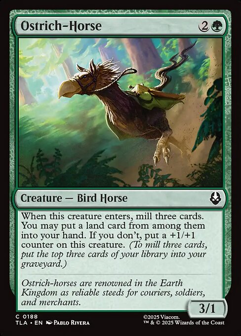 MTG Ostrich-Horse TLA 188 Regular Nonfoil