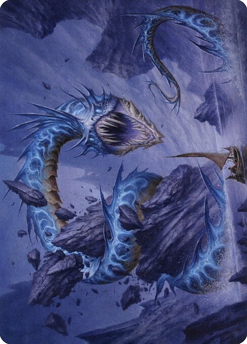 MTG Biolume Serpent AVOW 020 Art Card Nonfoil front