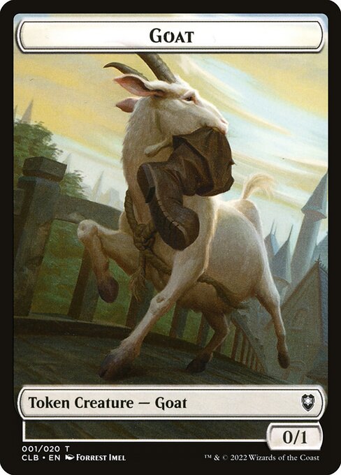 MTG Goat Token CLB 001 Token Foil