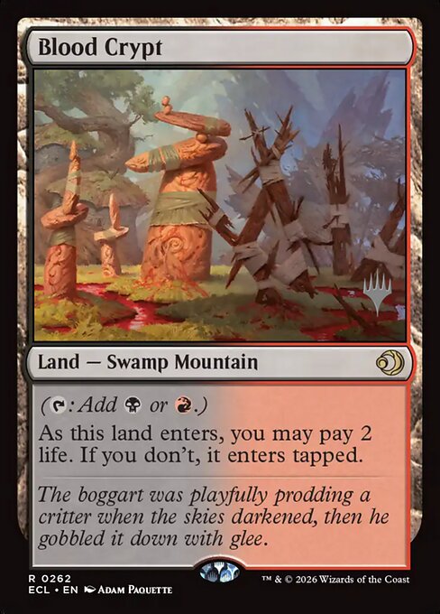 MTG Blood Crypt PECL 262p Promo Pack Nonfoil