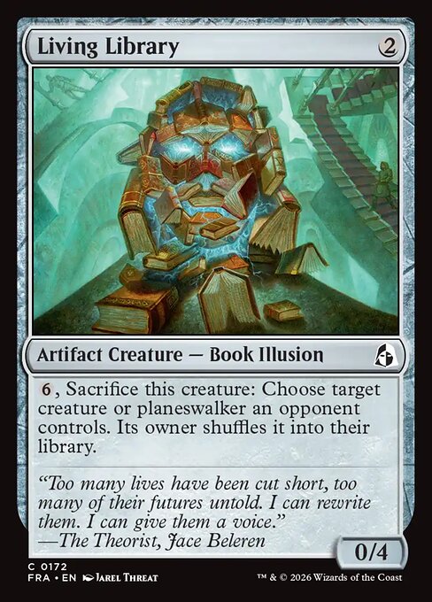 MTG Living Library FRA 172 Standard Foil front