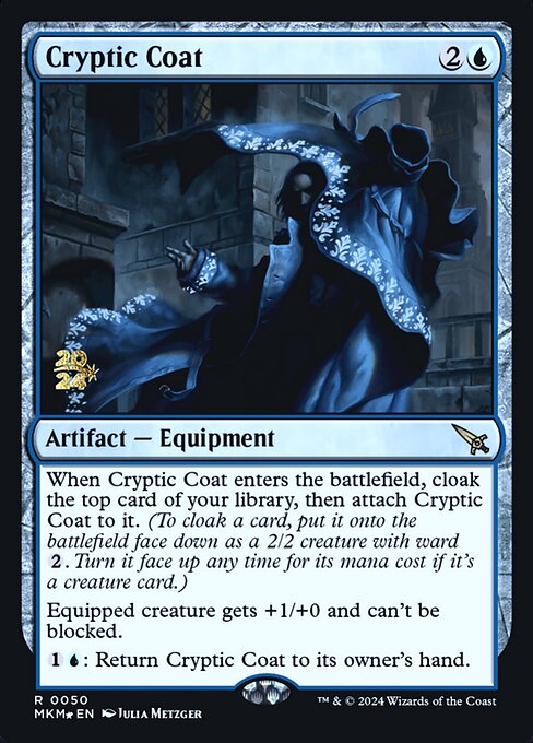 MTG Cryptic Coat PMKM 050s Prerelease Foil