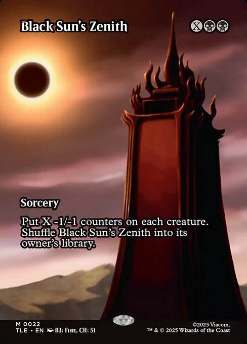MTG Black Sun's Zenith [TLE 022] Nonfoil