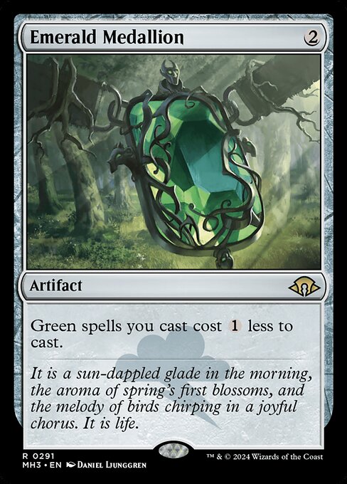 MTG Emerald Medallion MH3 291 Regular Foil
