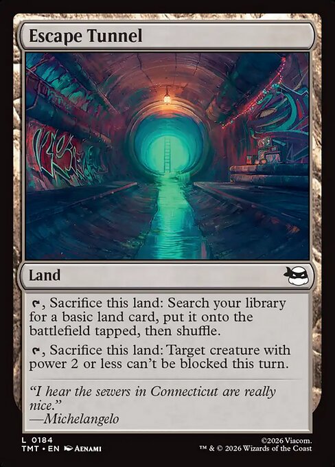 MTG Escape Tunnel TMT 184 Regular Foil