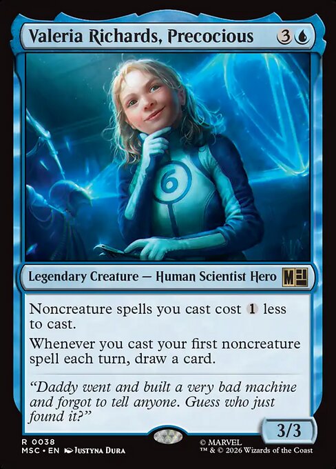 MTG Valeria Richards, Precocious MSC 038 Regular Nonfoil