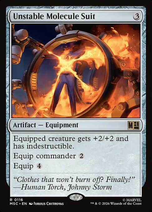 MTG Unstable Molecule Suit MSC 116 Regular Surge Foil