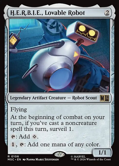 MTG H.E.R.B.I.E., Lovable Robot MSC 106 Regular Nonfoil