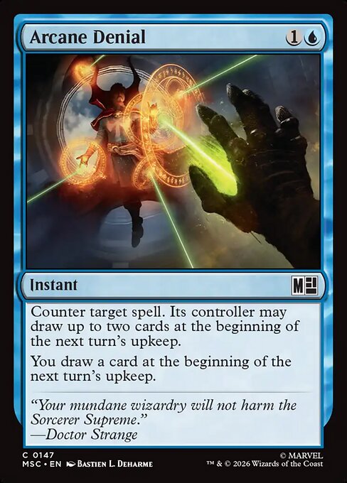 MTG Arcane Denial MSC 147 Regular Nonfoil