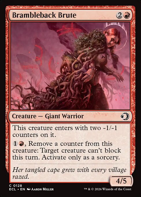 MTG Brambleback Brute ECL 128 Regular Nonfoil
