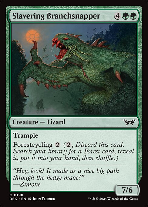 MTG Slavering Branchsnapper DSK 198 Regular Nonfoil