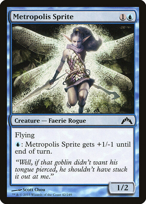 MTG Metropolis Sprite GTC 042 Regular Foil