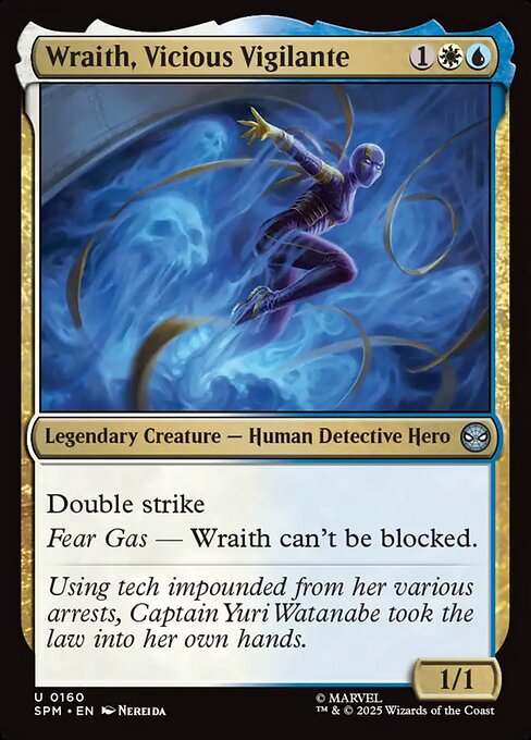 MTG Wraith, Vicious Vigilante SPM 160 Regular Foil