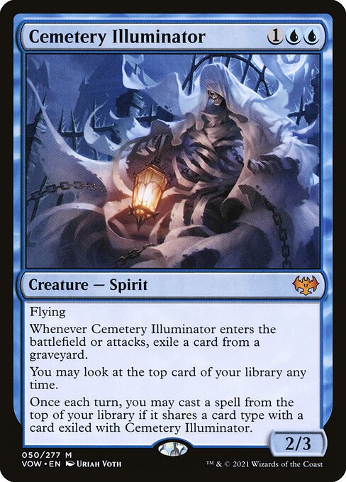 MTG Cemetery Illuminator VOW 050 Standard Nonfoil front