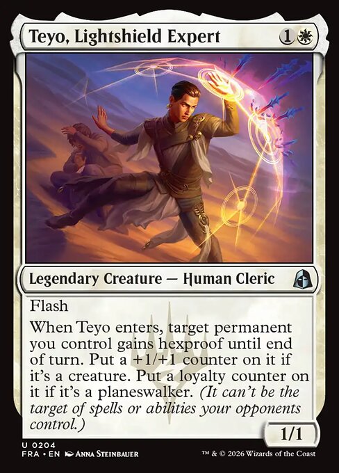 MTG Teyo, Lightshield Expert FRA 204 Standard Foil front
