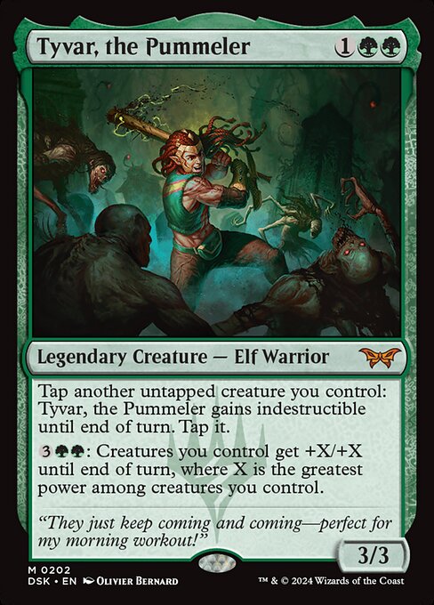 MTG Tyvar, the Pummeler DSK 202 Regular Nonfoil