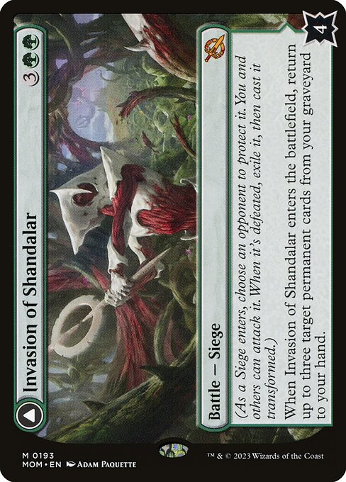 MTG Invasion of Shandalar // Leyline Surge MOM 193 Regular Foil