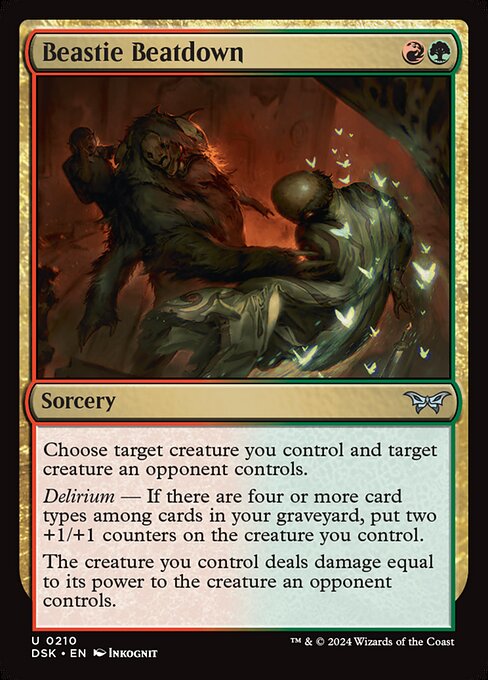 MTG Beastie Beatdown DSK 210 Regular Nonfoil