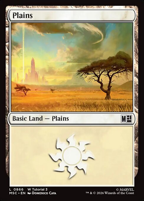 MTG Plains MSC 866 Regular Nonfoil