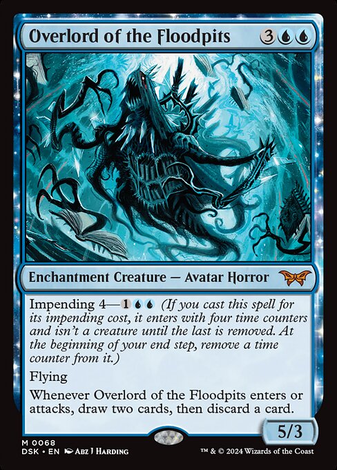 MTG Overlord of the Floodpits DSK 068 Regular Nonfoil