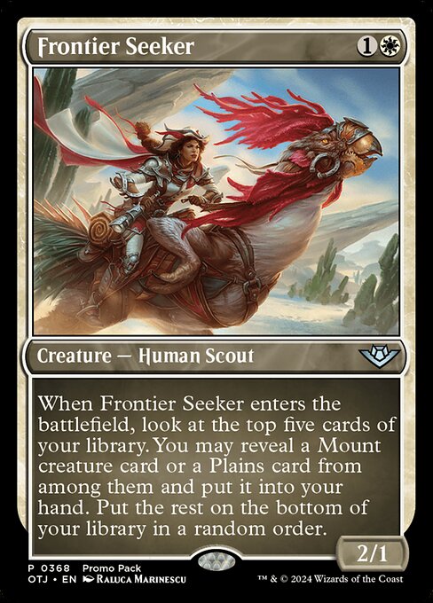 MTG Frontier Seeker OTJ 368 Promo Pack Foil