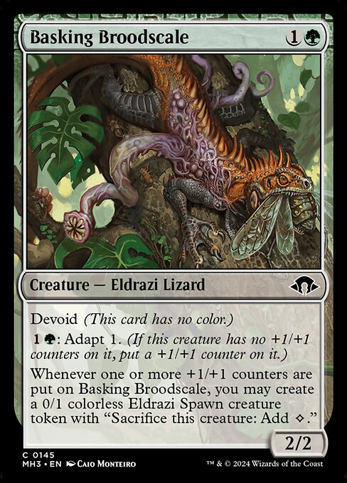 MTG Basking Broodscale MH3 145 Regular Foil