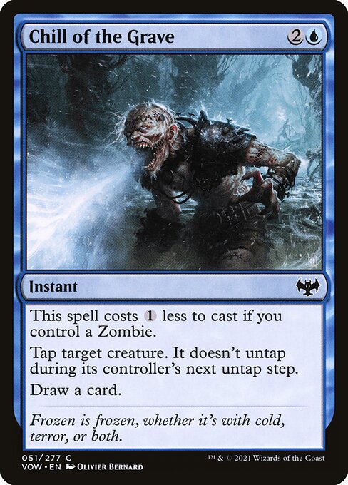 MTG Chill of the Grave VOW 051 Standard Nonfoil front