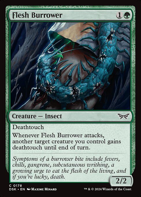 MTG Flesh Burrower DSK 178 Regular Foil