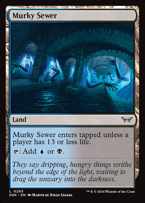 MTG Murky Sewer DSK 263 Regular Foil