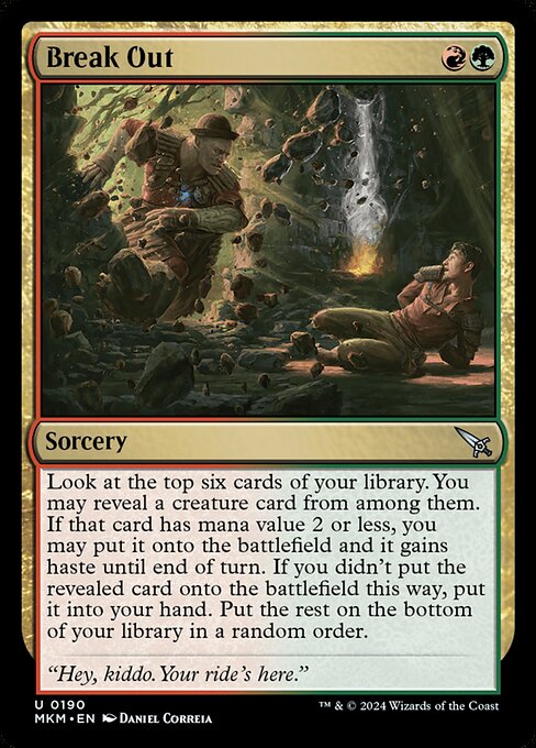 MTG Break Out MKM 190† Regular Foil