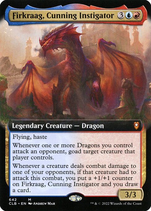 MTG Firkraag, Cunning Instigator CLB 642 Extended Art Foil