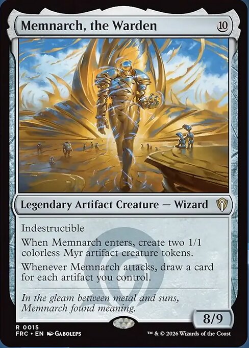 MTG Memnarch, the Warden FRC 015 Standard Nonfoil front