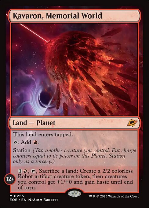 MTG Kavaron, Memorial World EOE 255 Regular Foil
