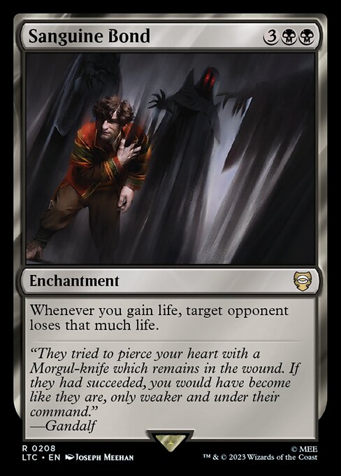 MTG Sanguine Bond LTC 208 Alternate Art Nonfoil