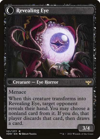 MTG Concealing Curtains // Revealing Eye VOW 101 Standard Foil reverse