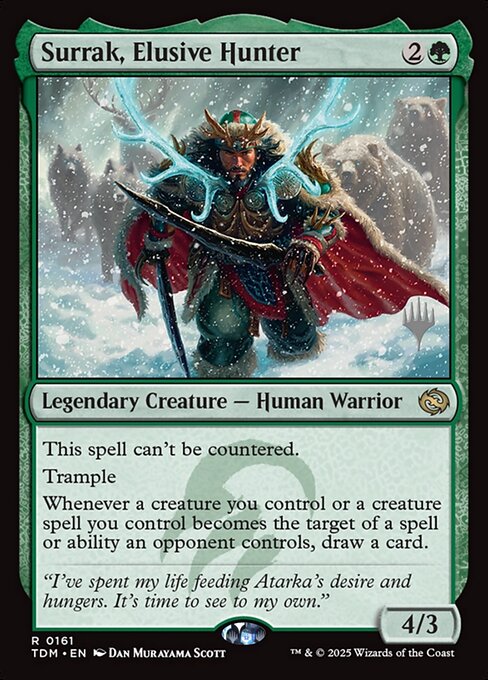 MTG Surrak, Elusive Hunter PTDM 161p Promo Pack Nonfoil