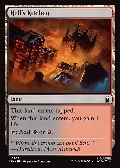 MTG Hell's Kitchen MSH 268 Regular Nonfoil