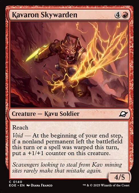 MTG Kavaron Skywarden EOE 140 Regular Nonfoil