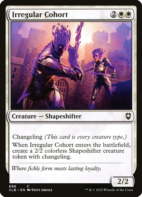 MTG Irregular Cohort CLB 696 Commander Deck Nonfoil