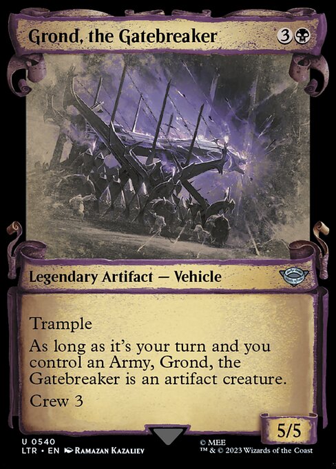 MTG Grond, the Gatebreaker LTR 540 Showcase Scrolls of Middle-earth Nonfoil
